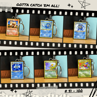 Pokemon Card Keychains (51-100)