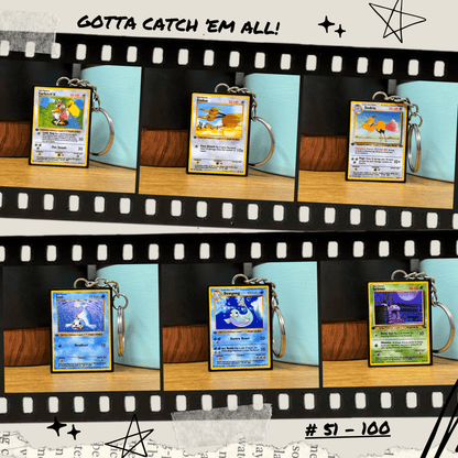 Pokemon Card Keychains (51-100)