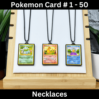 Pokemon Card Necklaces (1-50)