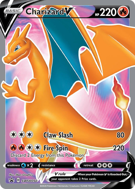 Pokémon - Charizard V (SWSH050) - PTC Collectibles