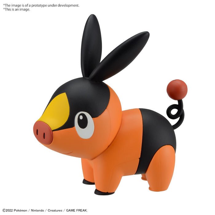 Pokemon Model Kit Quick!! 14 Tepig - PTC Collectibles