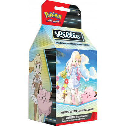 lillie card sleeves Pokemon TCG: Premium Tournament Collection Clefairy offer a stylish and protective solution for your trading cards ULTRA PRO: POKEMON: LILLIE AND