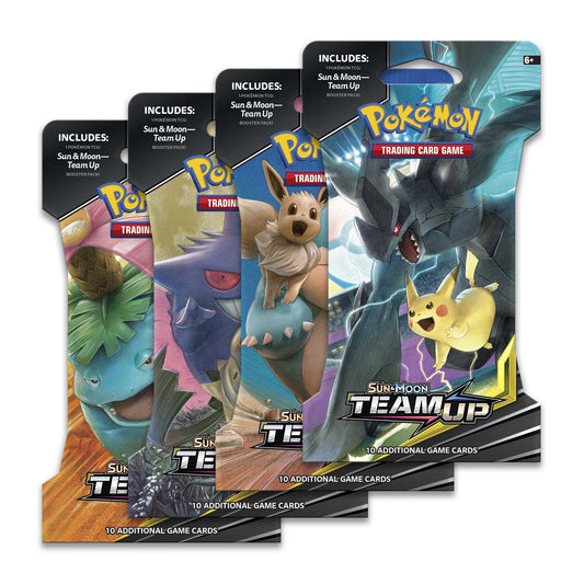Pokémon TCG - Sun & Moon - Team Up - Sleeved Booster Pack - PTC Collectibles