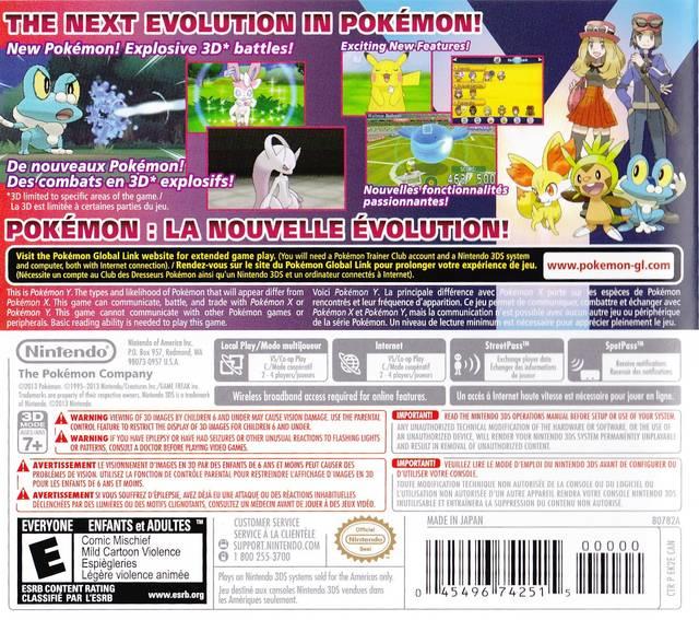 Pokémon Y - PTC Collectibles