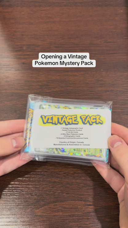Pokemon VINTAGE Mystery Pack - Assorted Lot (1995-2025 Pokémon TCG)