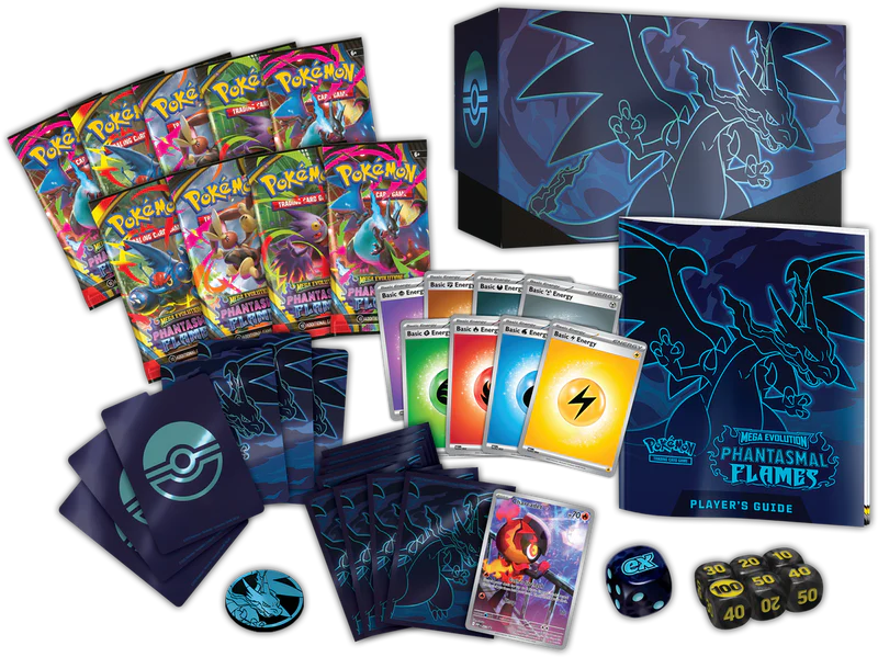 Pokémon TCG: ME02 Phantasmal Flames Elite Trainer Box – PTC