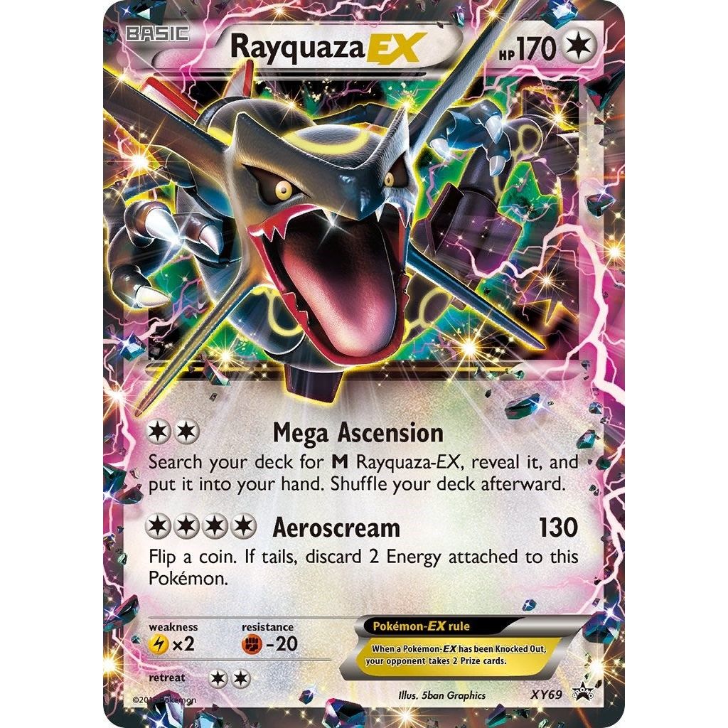 Rayquaza EX (Shiny) (XY69) (PR) - PTC Collectibles