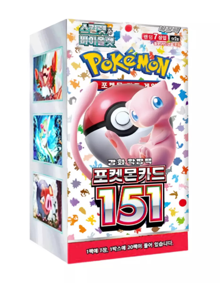 Pokmon Card Scarlet & Violet 151 Booster Box (Korean Version) PTC Collectibles Pokmon Card Scarlet & Violet 151 Booster Box (Korean Version) PTC Collectibles