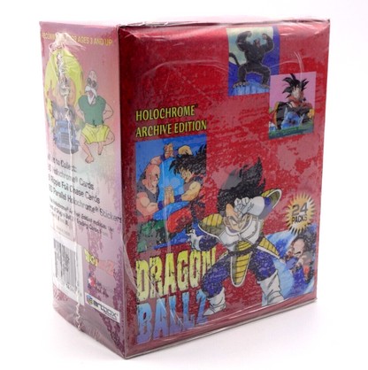 Dragon Ball Z Holochrome Archive Edition Booster Box Vintage Artbox PTC Collectibles Dragon Ball Z Holochrome Archive Edition Booster Box Vintage Artbox PTC Collectibles