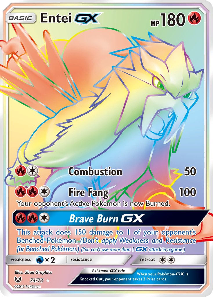 Pokémon - Entei GX Full Art (74/73)