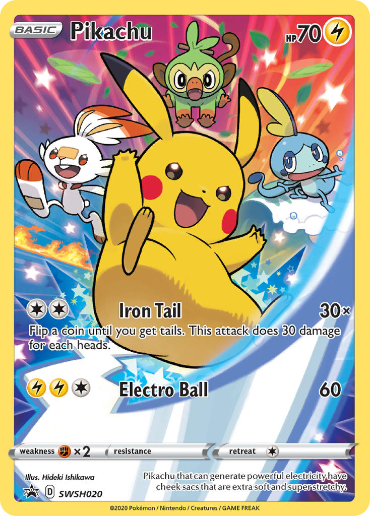 Pokémon - Pikachu Full Art (SWSH020)