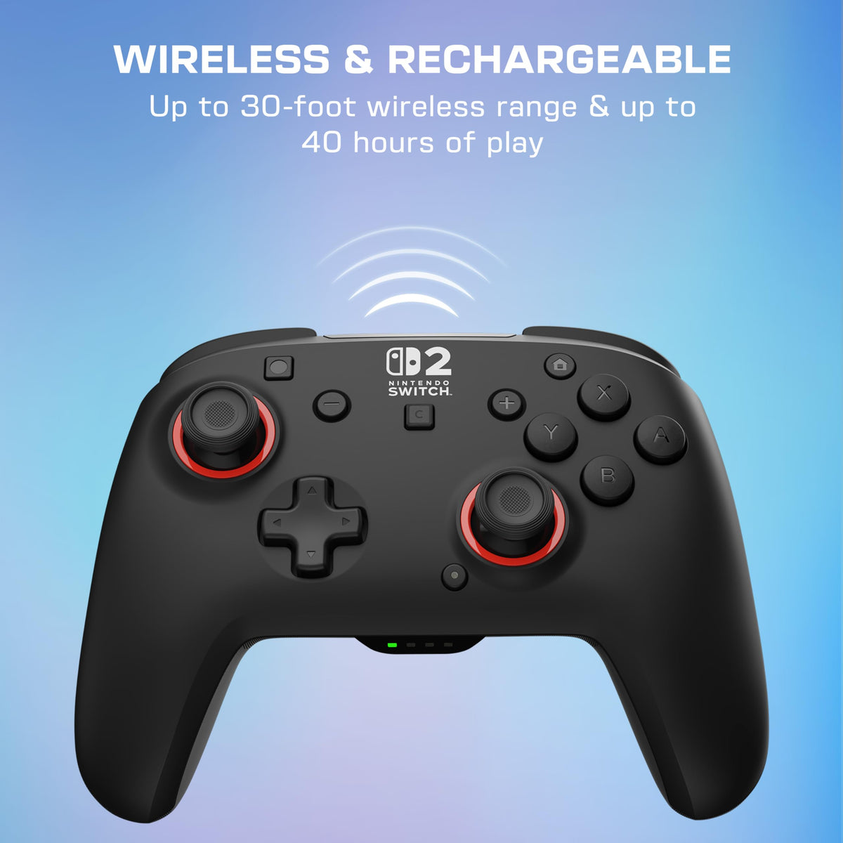 Turtle Beach Rematch Wireless Gaming Controller - Officially Licensed for Nintendo Switch 2, Nintendo Switch/Switch Lite/OLED - TMR Thumbsticks, Rechargeable Battery, Audio Controls – Black/Red 🍁 All In One Marketplace Canada - PTC Collectibles