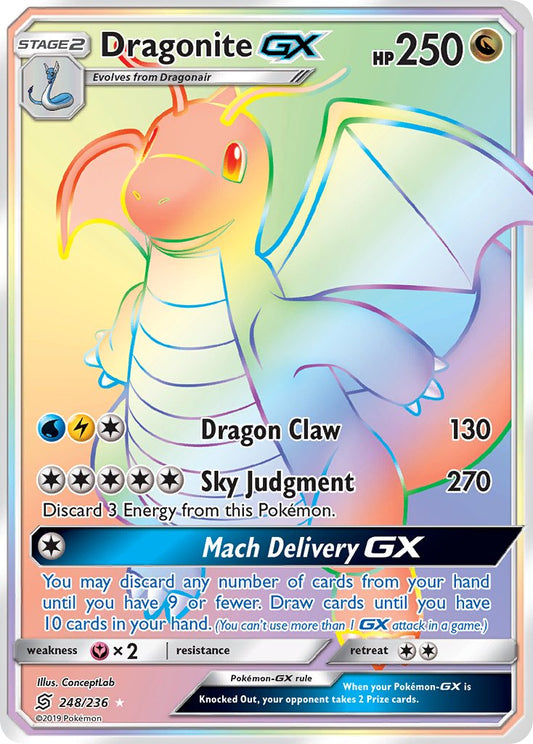 Dragonite GX (248/236) - Sun & Moon: Unified Minds - Near Mint Holofoil