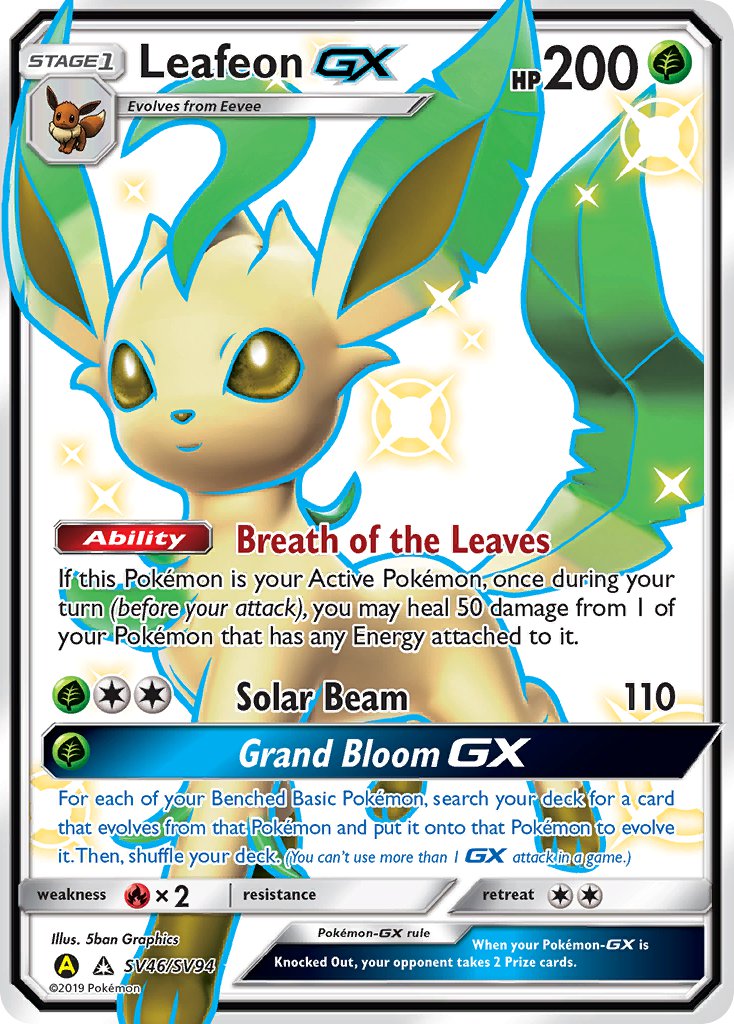 Pokémon - Leafeon GX Full Art (SV46/SV94)