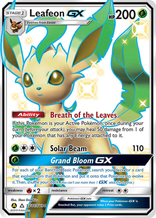 Pokémon - Leafeon GX Full Art (SV46/SV94)
