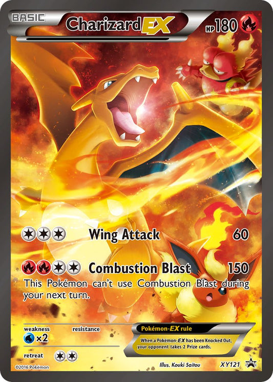 Charizard EX - XY121 - XY Promos - Pokémon - Near Mint Holofoil