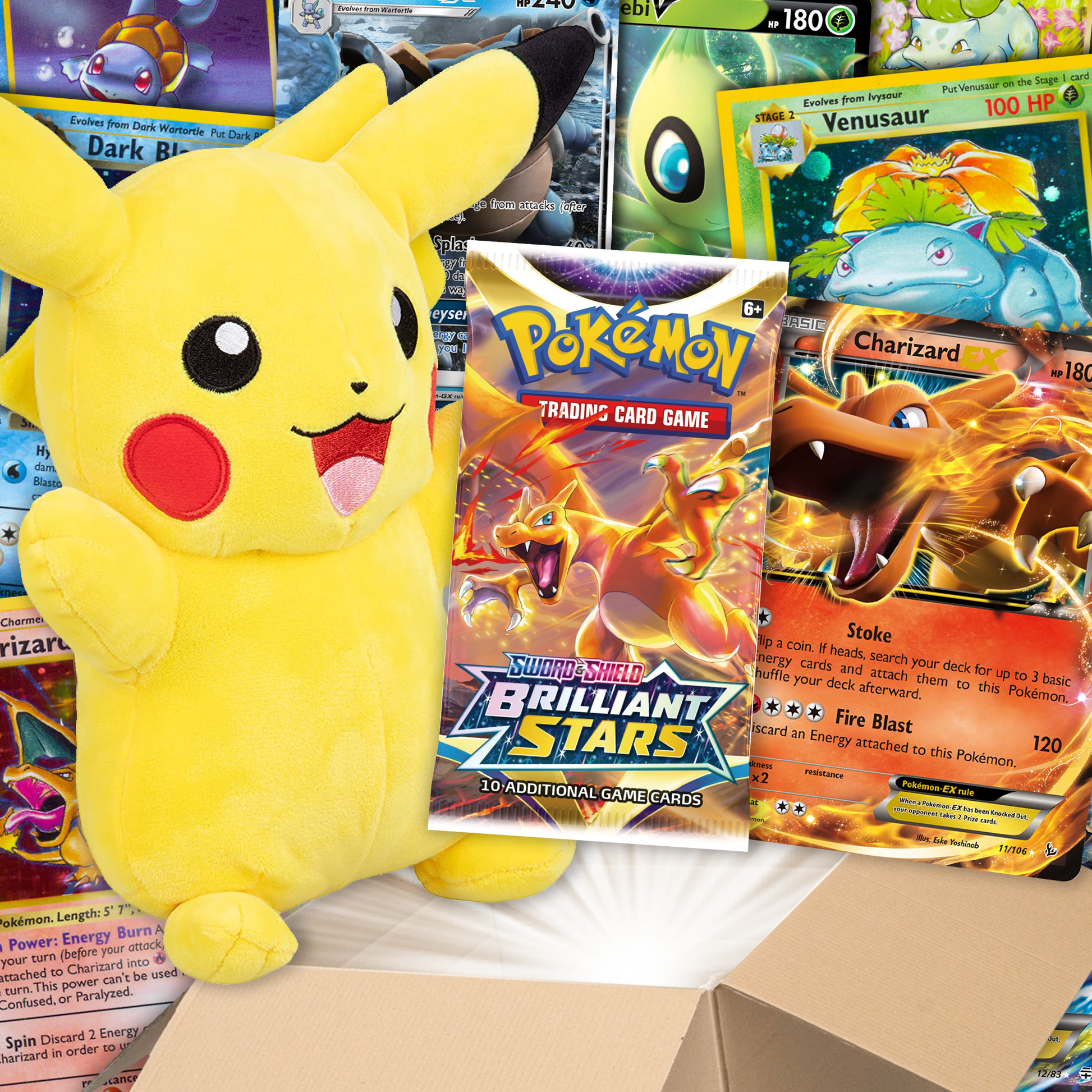 The Pokemon Gift Box - Assorted Lot (Rare & Sealed TCG Cards) PTC Collectibles The Pokemon Gift Box - Assorted Lot (Rare & Sealed TCG Cards) PTC Collectibles