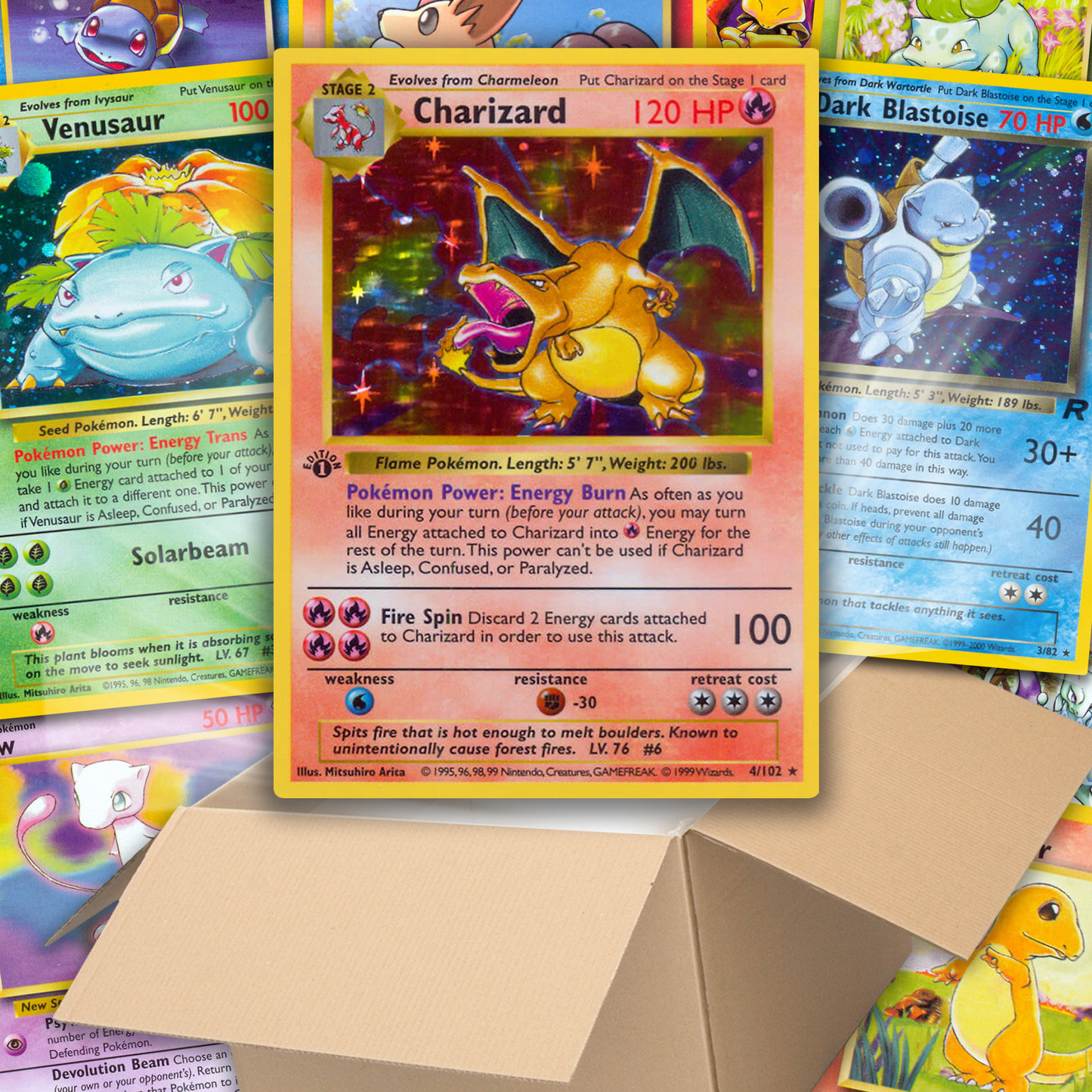 Pokemon VINTAGE Box - Assorted Lot (Rare & Sealed TCG Cards) - Premier Trading Cards