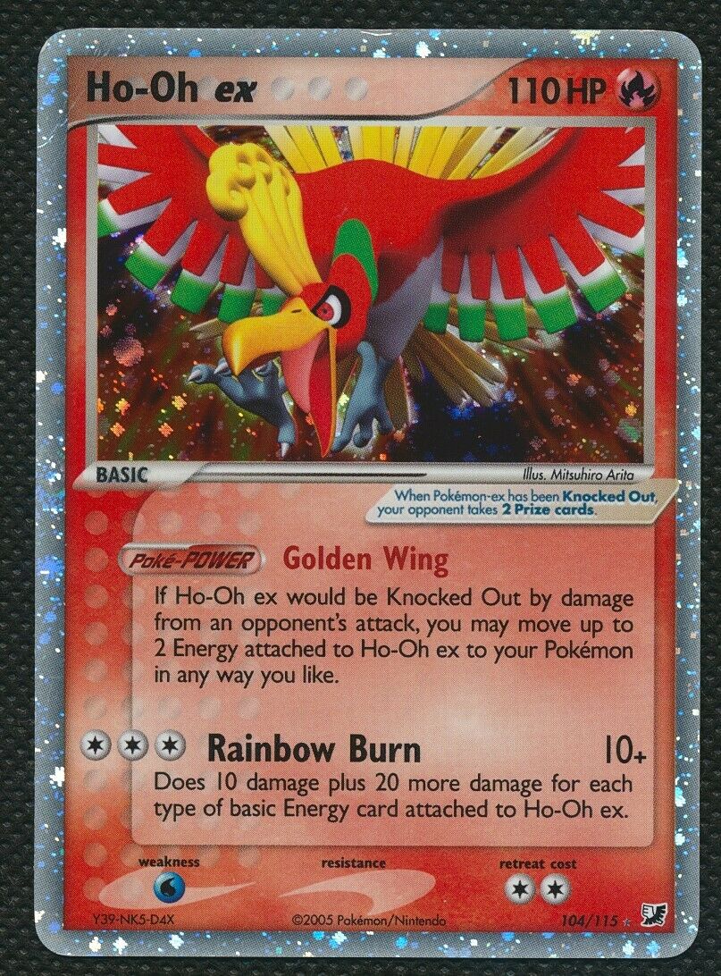 Ho-Oh EX - 104/115 - Ultra-Rare - Premier Trading Cards