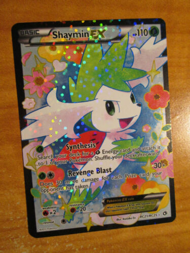 Shaymin EX - RC21/RC25 - Full Art Ultra Rare PTC Collectibles Shaymin EX - RC21/RC25 - Full Art Ultra Rare PTC Collectibles